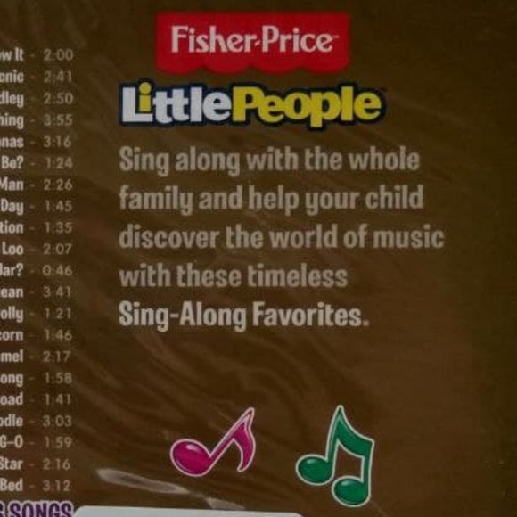 Fisher Price Little People Sing - Along Favorites Gold Edition CD nwot sealed - Picture 5 of 5